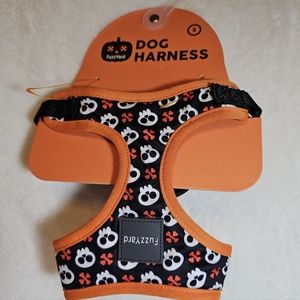 FuzzYard Halloween harness for dog.